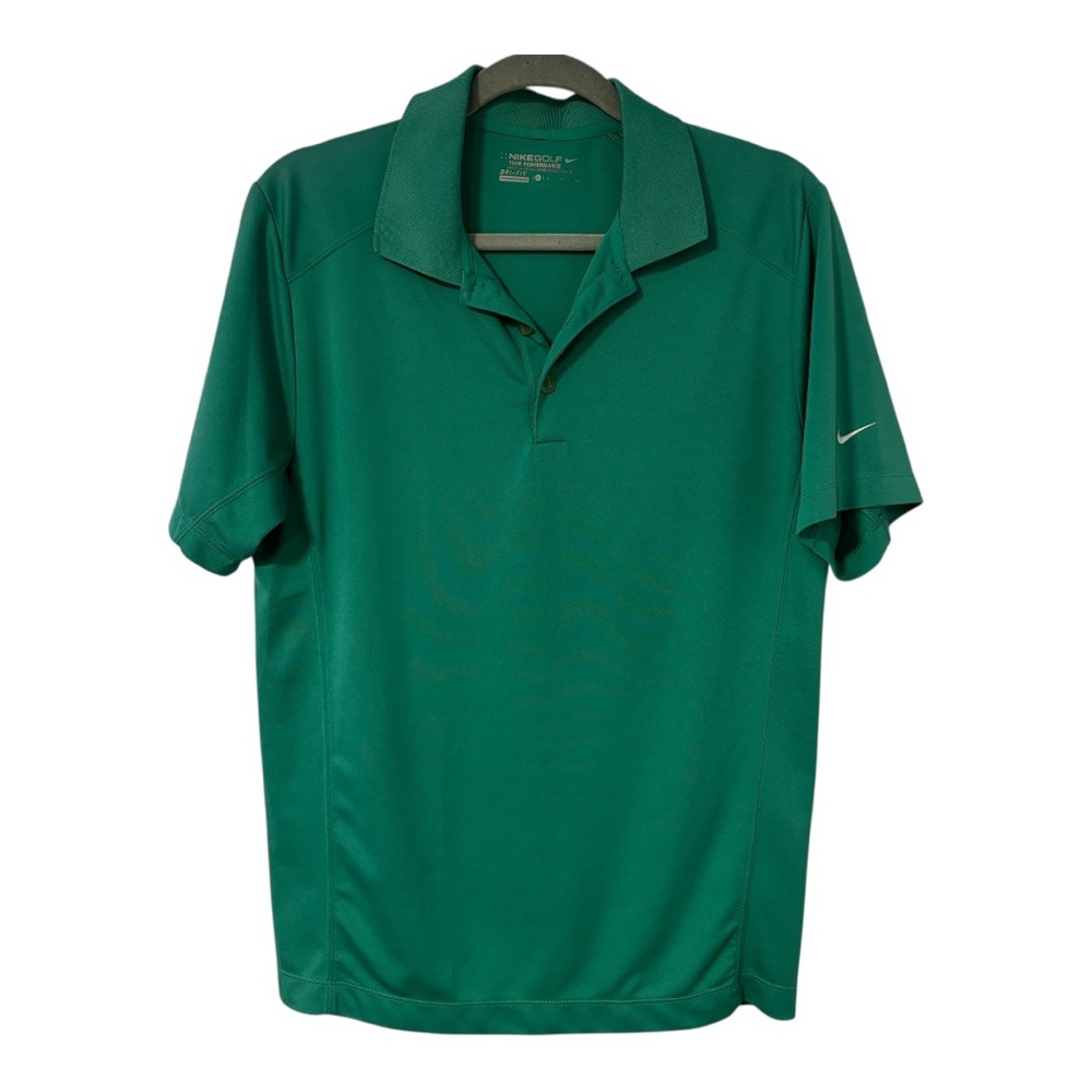 Nike Golf Tour Performance Men's Emerald Green Dri-fit Polo Shirt Size S
